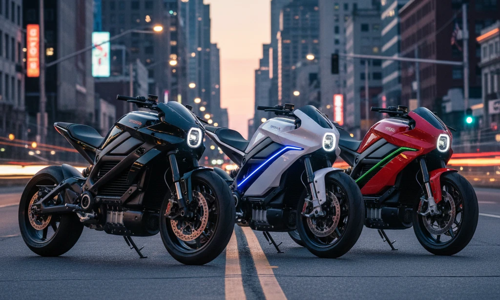 Leading brands in electric motorcycle technology
