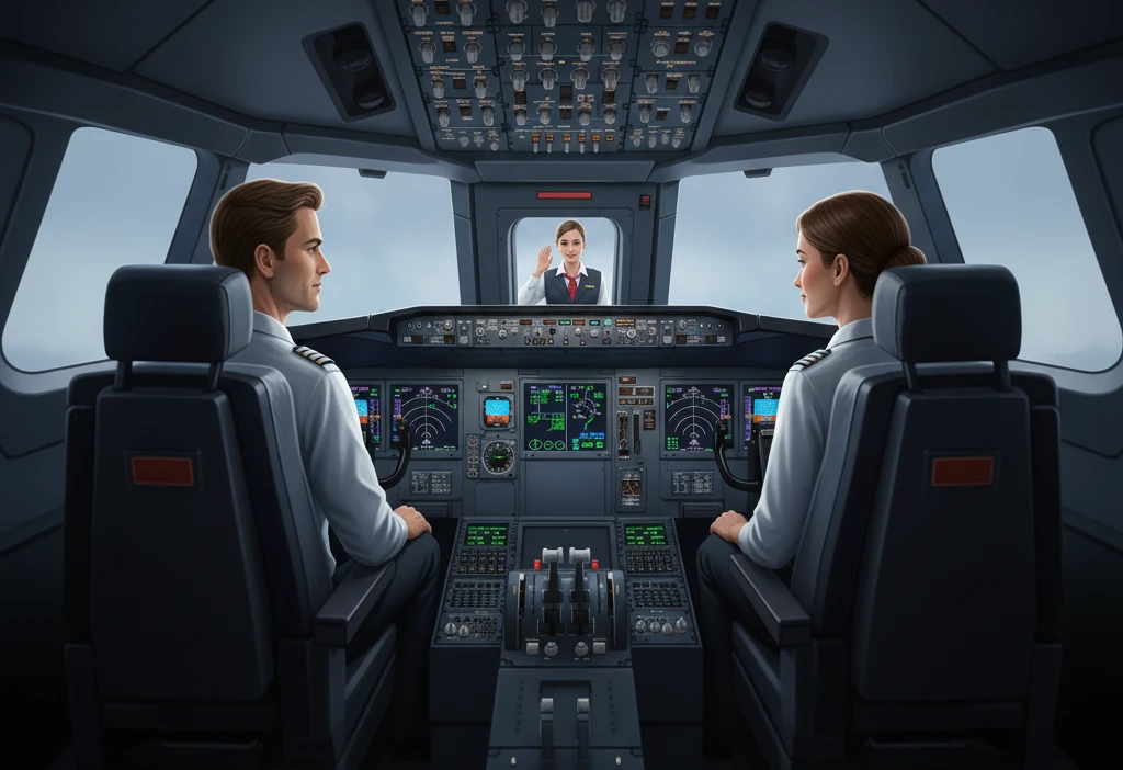 Flight 6469 emergency landing crew knocks on cockpit