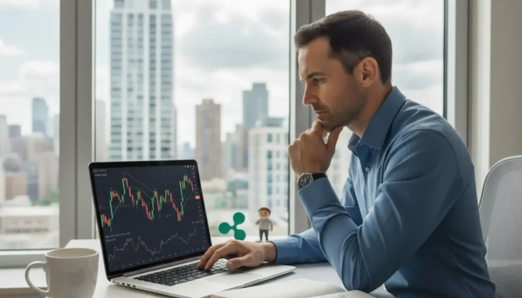 Investor tracking XRP price recovery