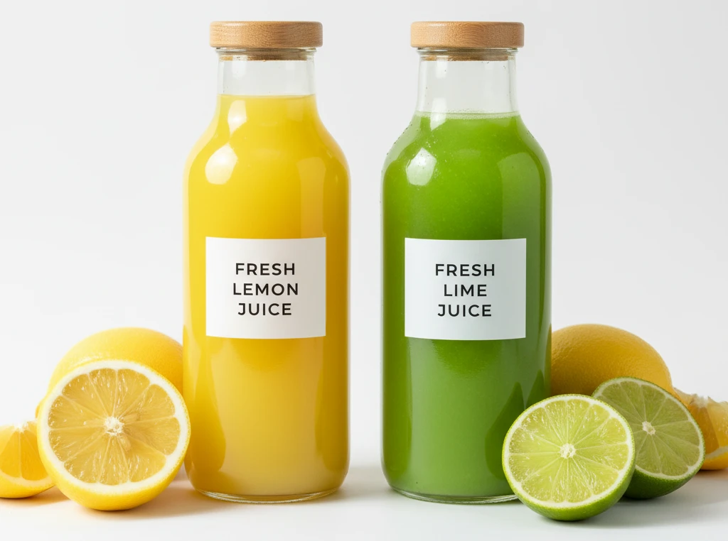 lime vs lemon juice comparison