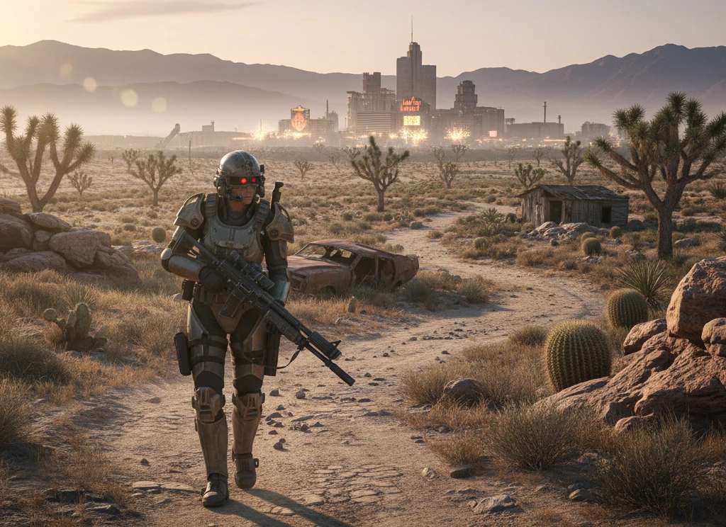 Fallout New Vegas Anniversary Edition Mojave desert exploration