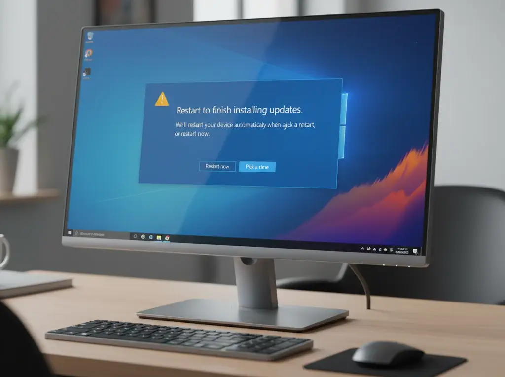 Windows 10 end of life security update warning