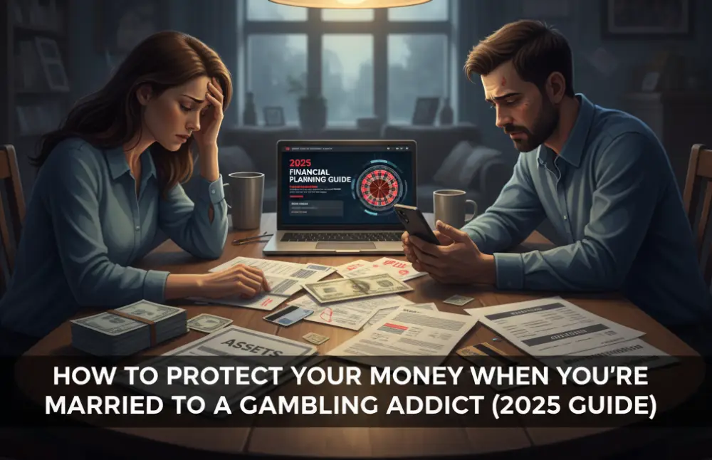 How to Protect Your Money When You’re Married to a Gambling Addict