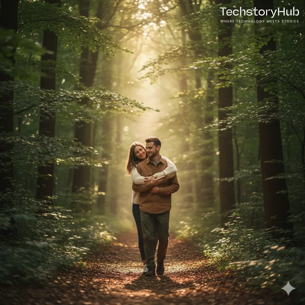 Forest Path Back Hug-techstoryhub