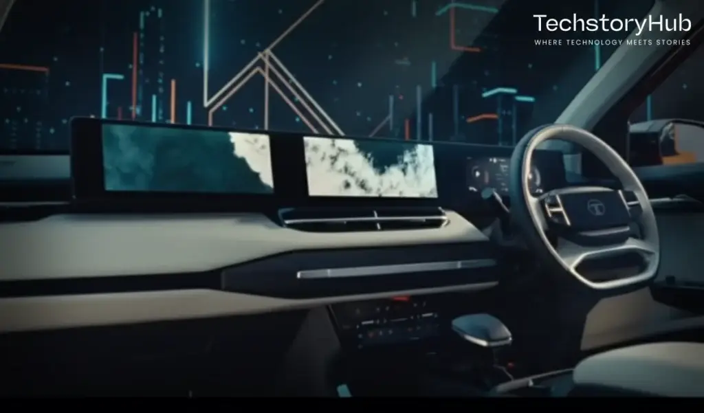 New Tata Sierra interior cabin and infotainment system