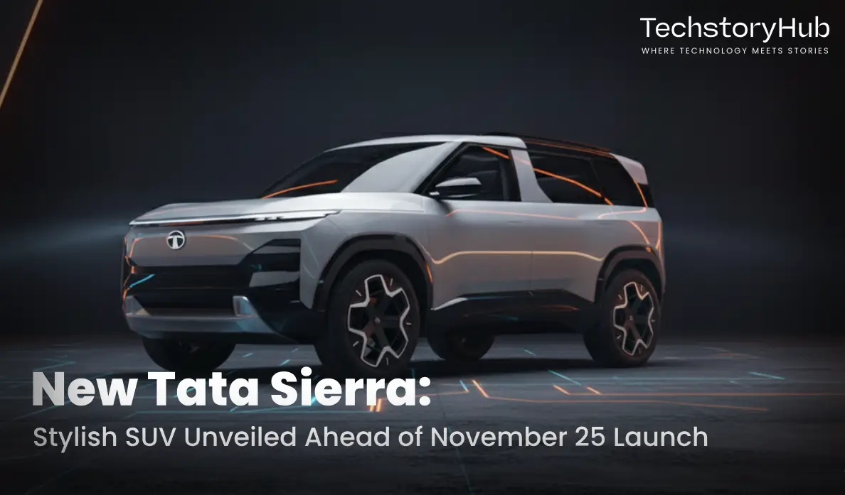 New Tata Sierra: Stylish SUV Unveiled Ahead of November 25 Launch