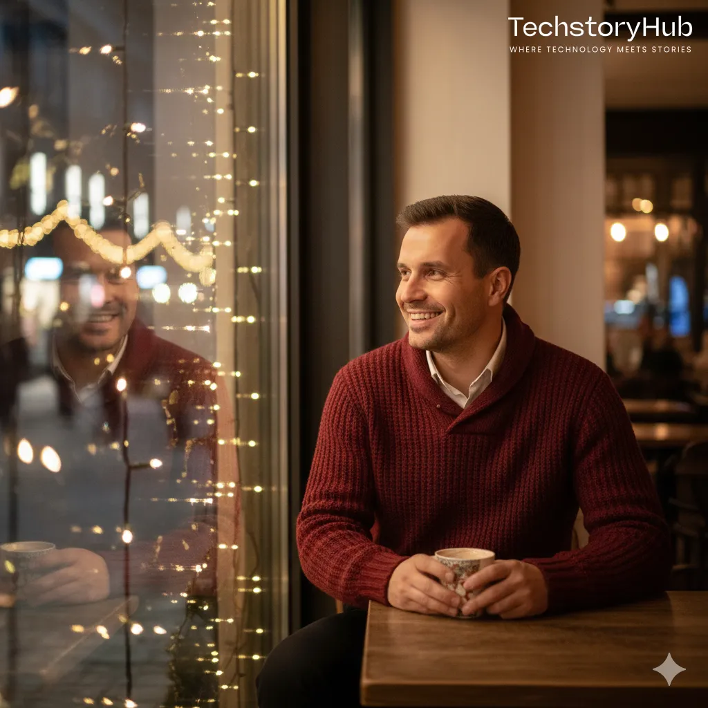 Café Christmas Shoot – Casual Winter Style