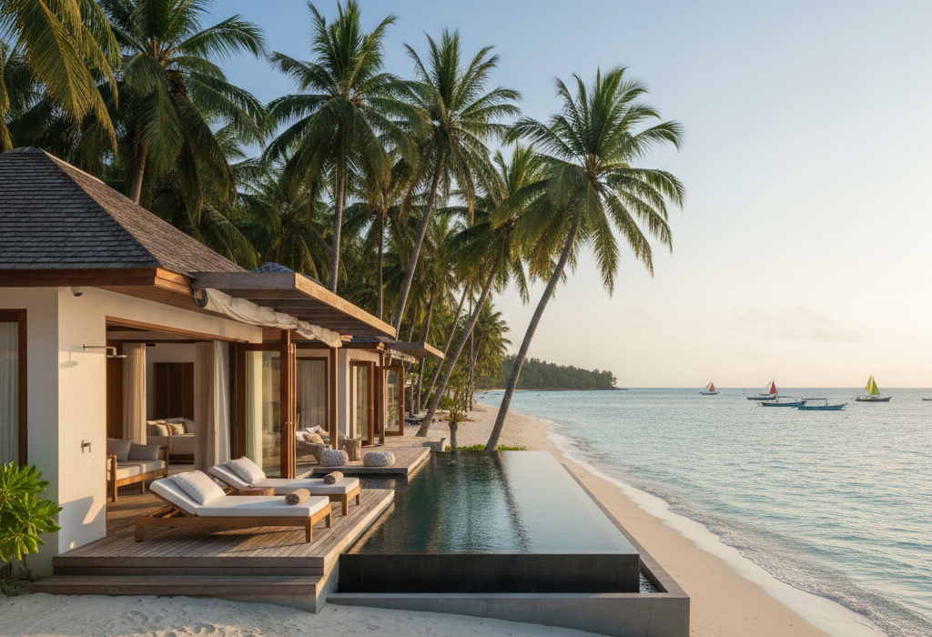 luxury travel on a budget beach villa