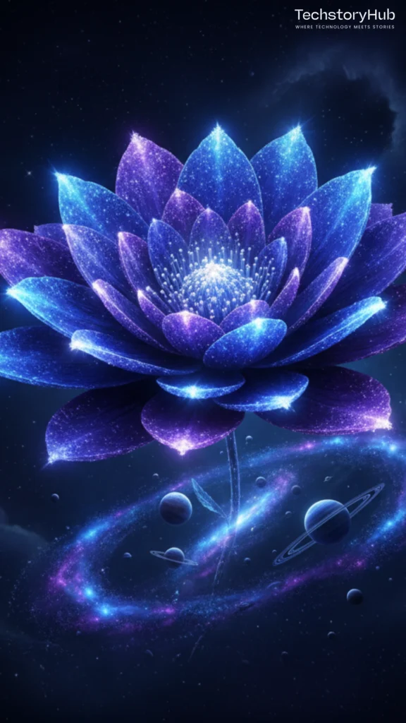 Galaxy Flower Bloom