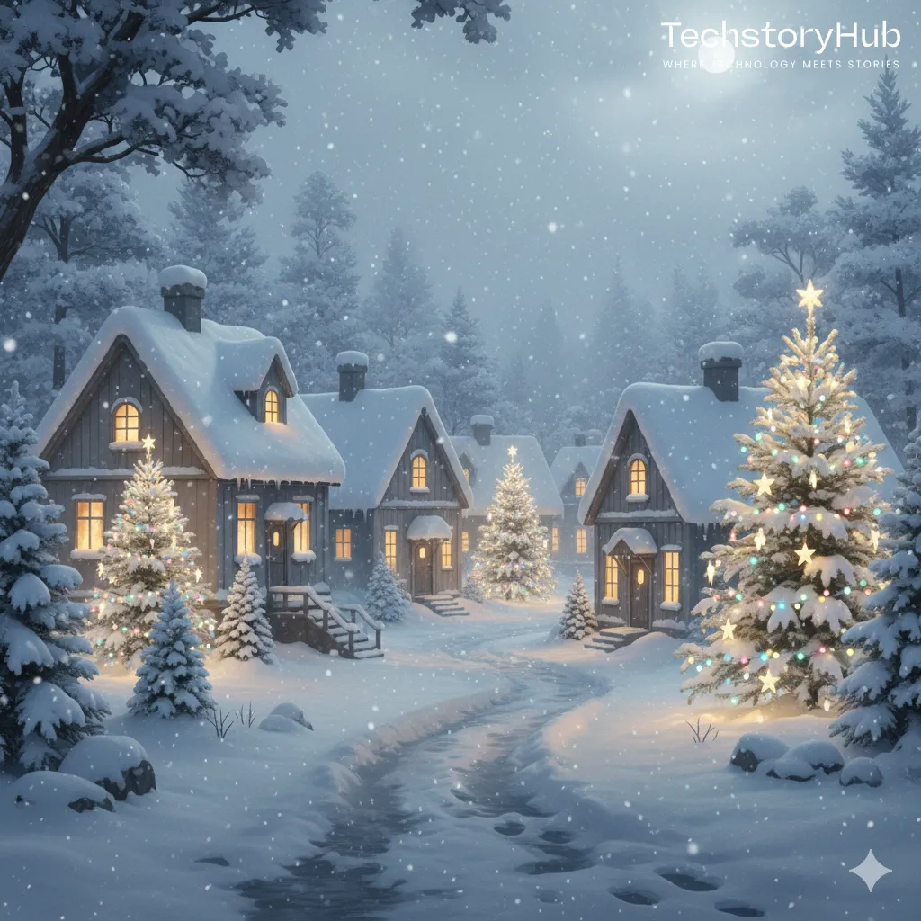 Magical Winter Wonderland Scene
