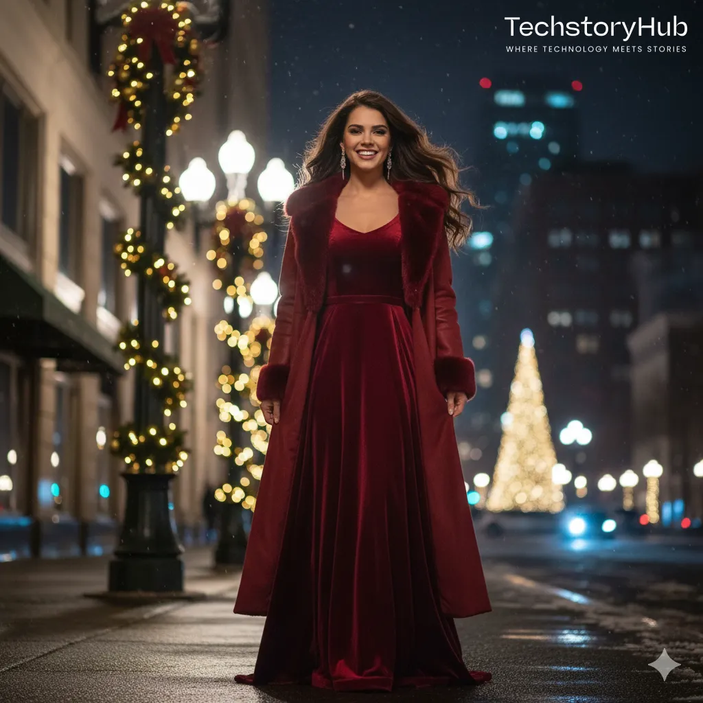 Outdoor Christmas Night