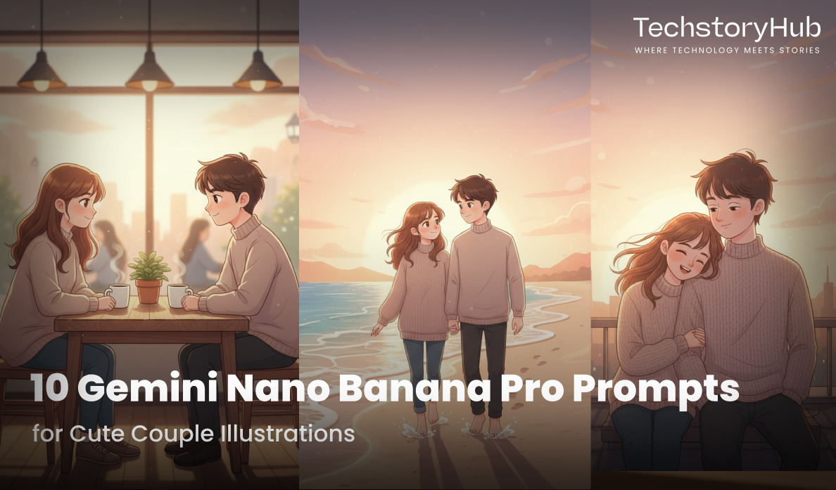 10 Gemini Nano Banana Pro Prompts for Cute Couple Illustrations